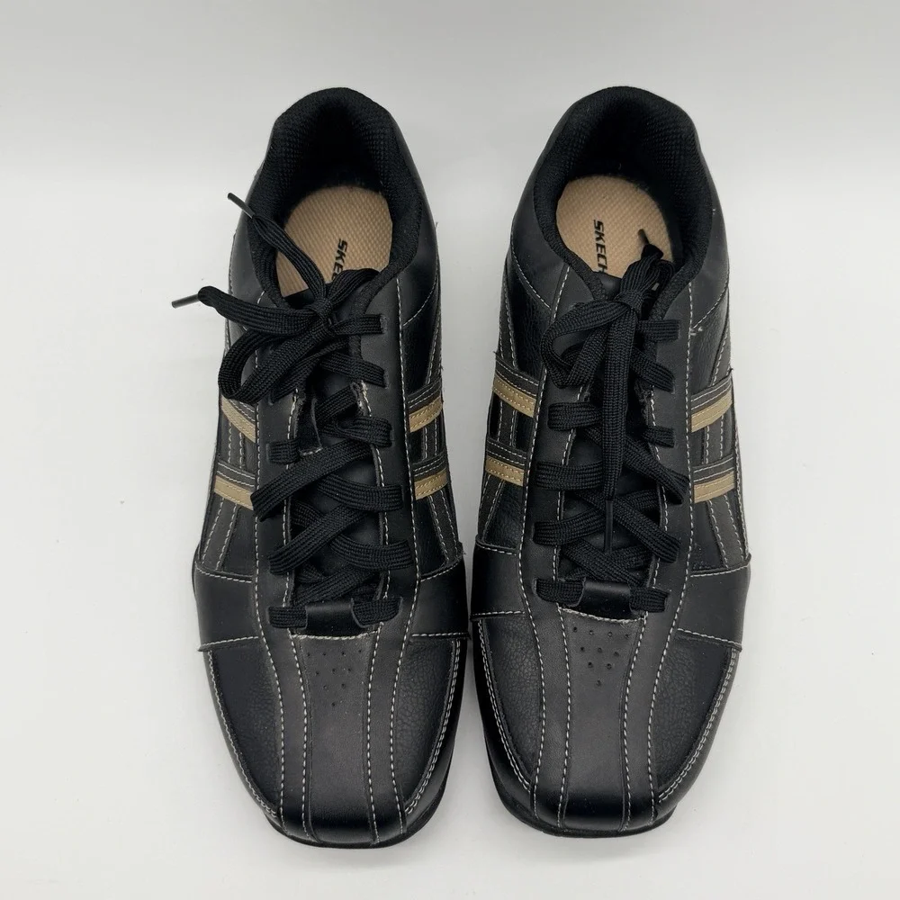 Skechers Shoes Men's Size 11 Black Citywalk Malton Leather Oxford